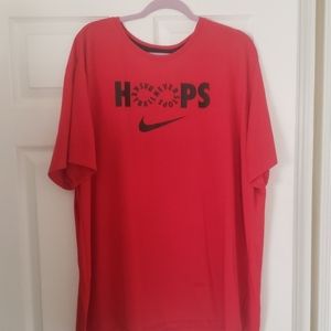 3XL Red Nike Hoops TShirt.